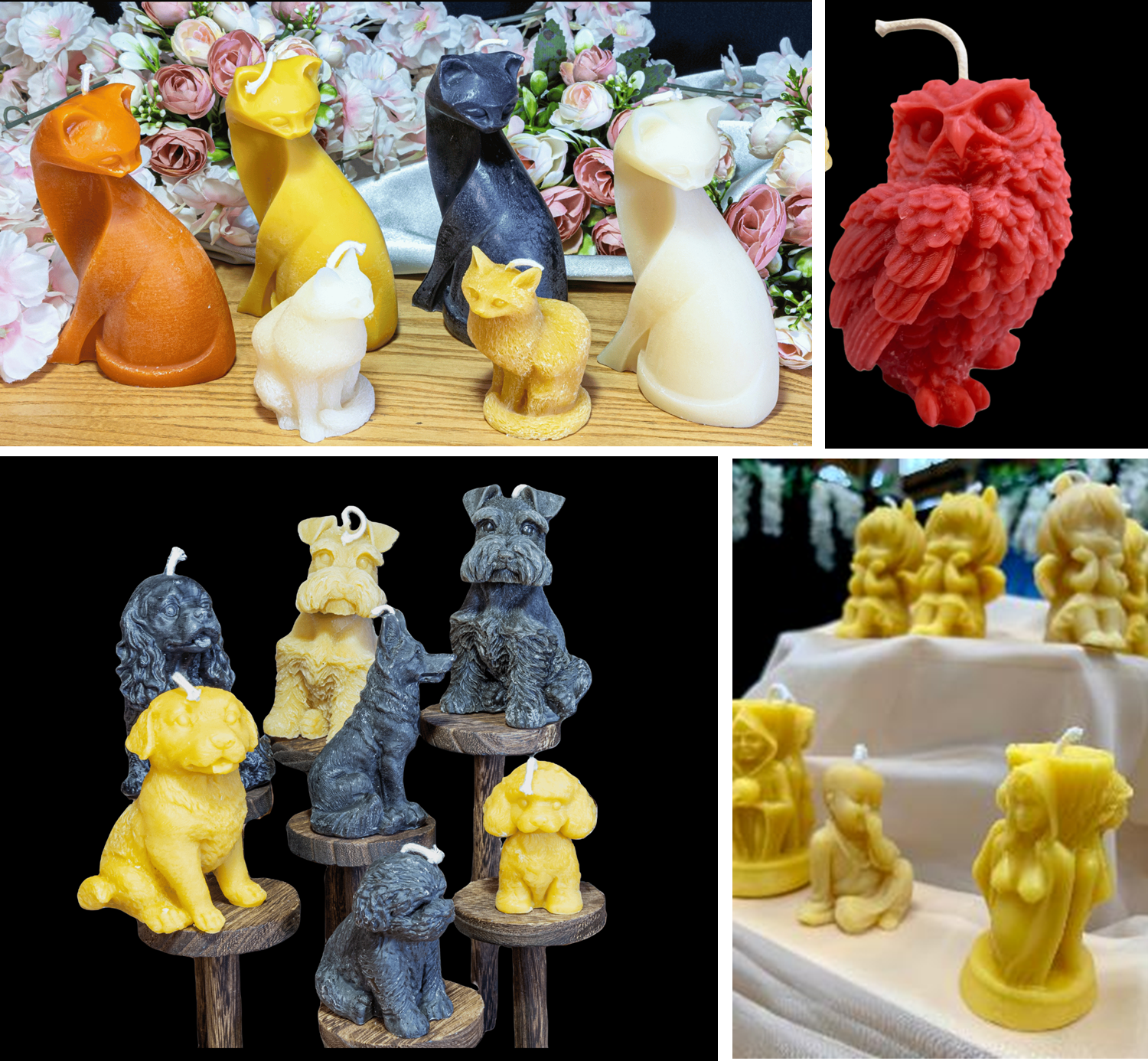 organic wax candles